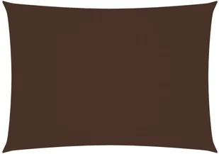 vidaXL Prostokątny żagiel ogrodowy, tkanina Oxford, 3x4 m, brązowy vidaXL - Parasole ogrodowe - miniaturka - grafika 2