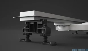 Radaway Slim Glass Black odpływ liniowy 95x6cm 5L095S/5R095SGB | - Odpływy liniowe - miniaturka - grafika 4