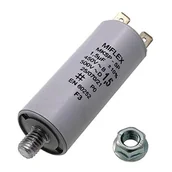 Akcesoria car audio - Miflex Kondensator rozruchowy kondensator silnika 1,5f 450 V 20 X 42 mm wtyczka M8; MIFLEX 1,5uf 312826 - miniaturka - grafika 1