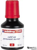Markery permanentne - Edding Tusz do mark.perm.30ml czerwony T25002 EDING - miniaturka - grafika 1