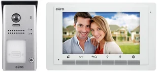 Eura Wideodomofon VDP-61A5/N WHITE 2EASY - jednorodzinny, LCD 7'', biały, RFID, natynkowy VDP-61A5/N - Wideodomofony - miniaturka - grafika 2