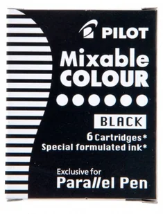 PILOT Naboje do piór Parallel Pen - czarne NA 585 - Naboje i atramenty - miniaturka - grafika 2