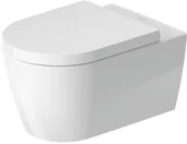 Miski WC - Duravit ME by Starck Toaleta WC 57x37 cm bez kołnierza HygieneFlush z powłoką biała 2579092000 - miniaturka - grafika 1