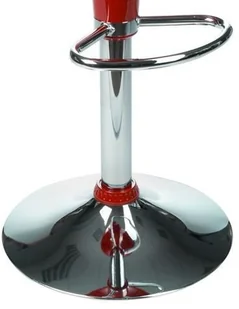 CorpoComfort Hoker barowy BX-1002 Czerwony 1066 - Krzesła i taborety kosmetyczne - miniaturka - grafika 3