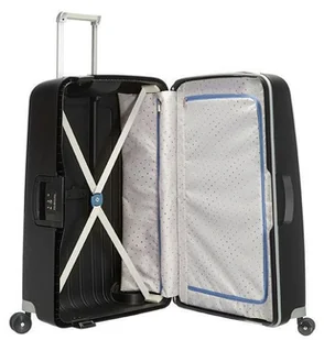 Samsonite Walizka średnia S'Cure - black 49307-1041 - Walizki - miniaturka - grafika 2