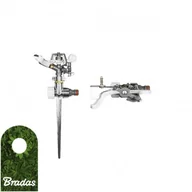 Węże ogrodowe i zraszacze - BRADAS Zraszacz pulsacyjny wbijany na metalowym kolcu WHITE LINE 3249 WL-Z30 - miniaturka - grafika 1
