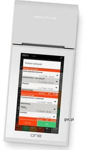 Novitus Kasa fiskalna ONE ONLINE GASTRONOMICZNA pomarańczowo-czarna - Kasy fiskalne - miniaturka - grafika 7