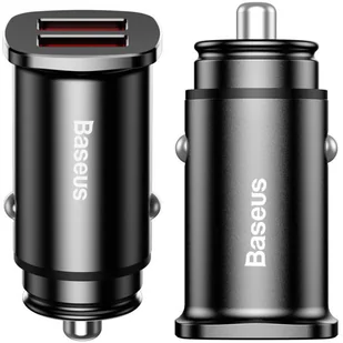 Baseus Ultraszybka ładowarka samochodowa Baseus QC 2x USB 30W czarna CCALL-DS01 - Ładowarki samochodowe - miniaturka - grafika 2