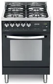 Kuchenki gazowo-elektryczne - Lofra Nero Matt PNM66MFT/C - miniaturka - grafika 1