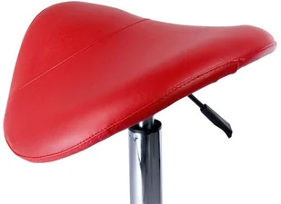 Beauty System Taboret kosmetyczny BD-9909 Czerwony BSBD-9909/RED - Krzesła i taborety kosmetyczne - miniaturka - grafika 3