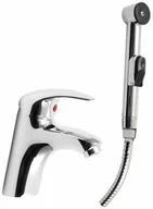 Baterie umywalkowe - Sapho Bateria umywalkowa z prysznicem bidetowym chrom 1209-05 - miniaturka - grafika 1