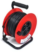 Przedłużacze i rozgałęźniki - Aigostar PRZEDŁUŻACZ BĘBNOWY 40M 4-GNIAZDA OGRODOWY BUDOWLANY PZ040 - miniaturka - grafika 1