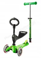 Hulajnogi - Jeździk i hulajnoga Mini Micro 3in1 Deluxe Zielony - miniaturka - grafika 1