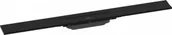 Odpływy liniowe - HANSGROHE 56051670 RainDrain Flex Element zewnętrzny odpływu 80 cm z możliwością przycięcia i do montażu przy ścianie czarny matowy - miniaturka - grafika 1