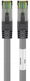 Kabel Lan Patchcord Cat 8.1 S/ftp szary 20m - Patchcordy - miniaturka - grafika 3