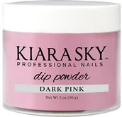 Manicure tytanowy - KIARA SKY KIARA SKY DIP POWDER - DARK PINK 56G KSD2ozDP - miniaturka - grafika 1
