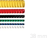 Grzbiety do bindownic - Opus Grzbiety do bindowania 38mm czerwone plastikowe 50szt. GRP.142 - miniaturka - grafika 1