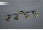 Lampy sufitowe - Trio Oświetlenie Leuchten Houston Lampa Sufitowa Czarny, 4-punktowe 800300432 - miniaturka - grafika 1