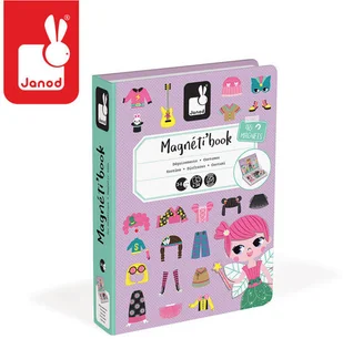 Janod Magnetyczna układanka Kostiumy. Dziewczynka - Układanki dla dzieci - miniaturka - grafika 2