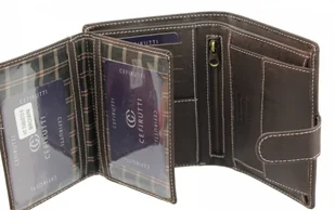 Cefirutti Portfel Męski Duży Pionowy Z Zapinką Skóra Naturalna HT 7680272-9 - Portfele - miniaturka - grafika 7