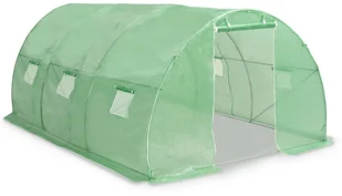 vidaXL Szklarnia ogrodowa, stalowa konstrukcja, 13,5m, 450x300x200cm - Szklarnie ogrodowe - miniaturka - grafika 4