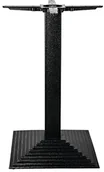 Stoły ogrodowe - Bolero ce153 żeliwa krok po kroku kwadratowa podstawa stołu, czarnym CE153 - miniaturka - grafika 1