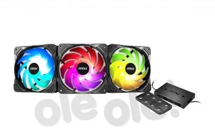 MSI Wentylator  MAX F12A-3H 3-pack + Hub + Pilot OE3-7G09F04-W57 OE3-7G09F04-W57 - Wentylatory komputerowe - miniaturka - grafika 4
