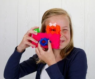 Plus Plus Klocki Plus Plus Mini Neon 300 elementów - Klocki - miniaturka - grafika 3