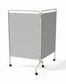 Meble i wyposażenie gabinetów medycznych - Juventas Parawan metalowy II z płytą PCV PRMP2 - miniaturka - grafika 1
