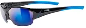 Okulary przeciwsłoneczne - Uvex Okulary sportowe Blaze III 2.0 black blue 53/2/046/2416/UNI - miniaturka - grafika 1