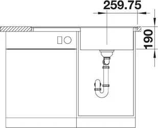 Blanco ZENAR 5 S-F prawa 523874 - Zlewozmywaki Blanco ZENAR 5 S-F prawa 523874 - Zlewozmywaki - miniaturka - grafika 5