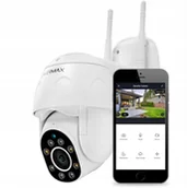 Czujniki czadu, dymu, gazu - Kamera Zewnętrzna Obrotowa Ip WiFi 4x Zoom Full Hd - miniaturka - grafika 1