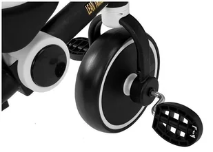 Import LEANToys Rower Na Pedały Biegowy Trójkołowy Czarno-Biały LT-7678-0 - Rowerki biegowe - miniaturka - grafika 4