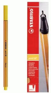 Stabilo Cienkopis Point żółty (10szt) 88/44 - Przybory szkolne - miniaturka - grafika 2