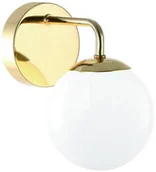 Lampy ścienne - Orlicki Design Kinkiet złoty łazienkowy Bao parette gold IP44 szklany klosz - Bao parette gold IP 44 - miniaturka - grafika 1