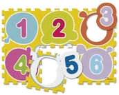 Maty edukacyjne - Chicco Puzzle Miękka Mata Liczby - miniaturka - grafika 1