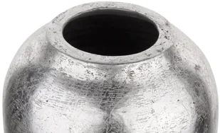 Beliani Wazon dekoracyjny srebrny LORCA - Wazony i flakony - miniaturka - grafika 4