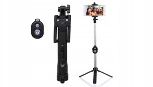 Uchwyt Monopod Selfie Bluetooth Czarny - Selfie stick - miniaturka - grafika 4