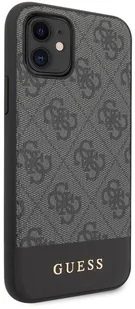 Guess 4G Bottom Stripe Collection Etui iPhone 11 szary 10_15899 - Etui i futerały do telefonów - miniaturka - grafika 6