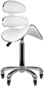 Krzesła i taborety kosmetyczne - ACTIVESHOP TABORET KOSMETYCZNY ROLL SPEED AM-880 BIAŁY AS_126430 - miniaturka - grafika 1