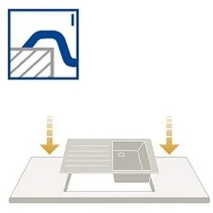 Villeroy & Boch Siluet 60 333601J0 - Zlewozmywaki - miniaturka - grafika 5