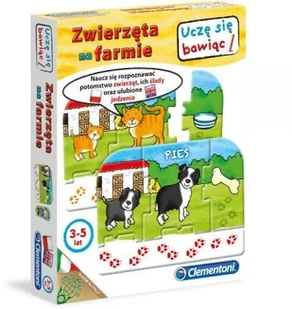 Clementoni Zwierzęta na farmie 60044 - Gry planszowe - miniaturka - grafika 3