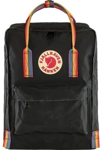 Fjallraven, Plecak, Kanken Rainbow 550-907, czarny, 16L - Plecaki - miniaturka - grafika 2
