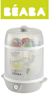 Beaba Stérilexpress Sterylizator parowy 2w1 grey 911550 - Podgrzewacze butelek i sterylizatory - miniaturka - grafika 2