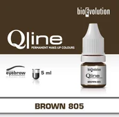 Pozostałe akcesoria kosmetyczne - BIOEVOLUTION Pigment Bioevolution Brown 805 - Qline 548 - miniaturka - grafika 1