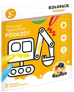 Dłuuugie Rysowanki Koloruję Pojazdy 2+ Czuczu Praca zbiorowa - Książki edukacyjne - miniaturka - grafika 2