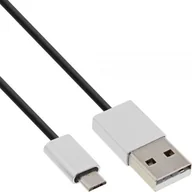 Kable komputerowe i do monitorów - InLine Kabel USB USB A &gt Micro USB M/M Czarny 3m 31730I 31730I - miniaturka - grafika 1