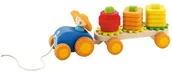 Klocki - Sevi Traktor z trybami i klockami do sortowania, 32x13x11,5 cm, 21 elementów - miniaturka - grafika 1