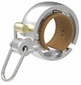 Dzwonki do roweru - Knog Oi Luxe dzwonek rowerowy Silver 2019 dzwonek rowerowy, s (12127_Polish Silver_S) - miniaturka - grafika 1
