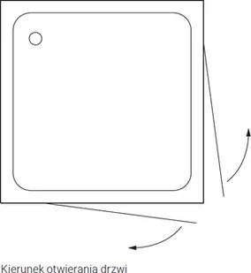 Durasan Livorno DUO SQUARE ND 90x90 - Kabiny prysznicowe - miniaturka - grafika 3